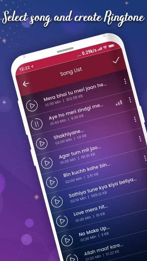 Mp3 cutter and ringtone maker स्क्रीनशॉट 5