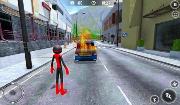 Stickman Crime City Game screenshot 2