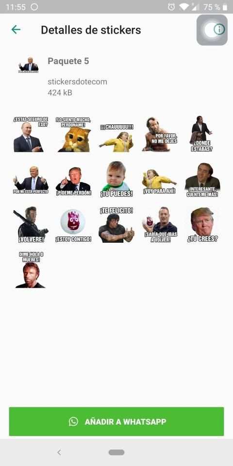 Memes con Frases Stickers en español para WhatsApp screenshot 1