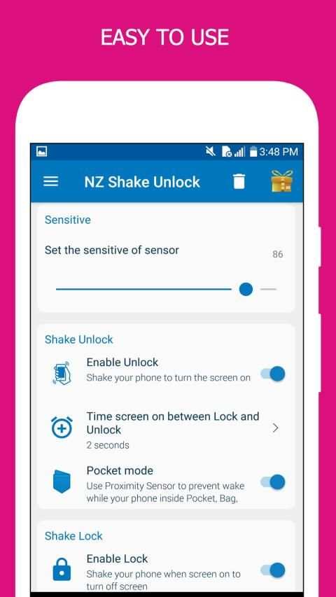 shake Unlock - Shake To Unlock & Shake To Lock स्क्रीनशॉट 11