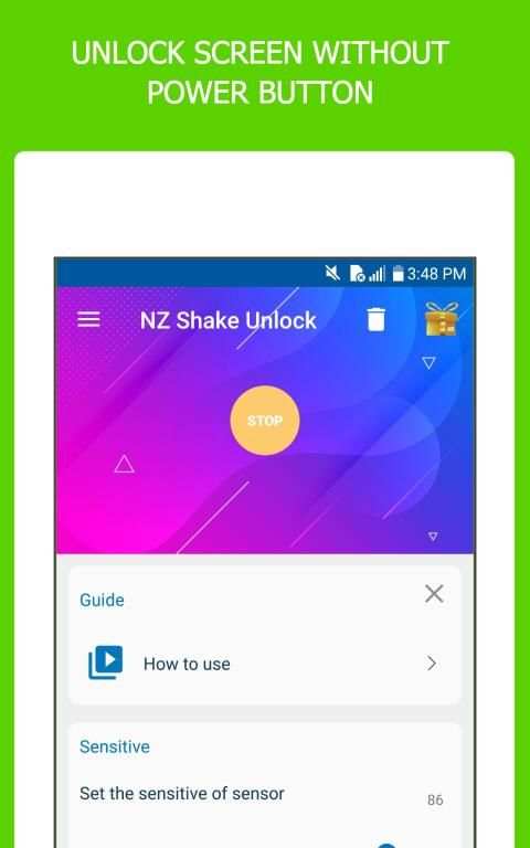 shake Unlock - Shake To Unlock & Shake To Lock स्क्रीनशॉट 3