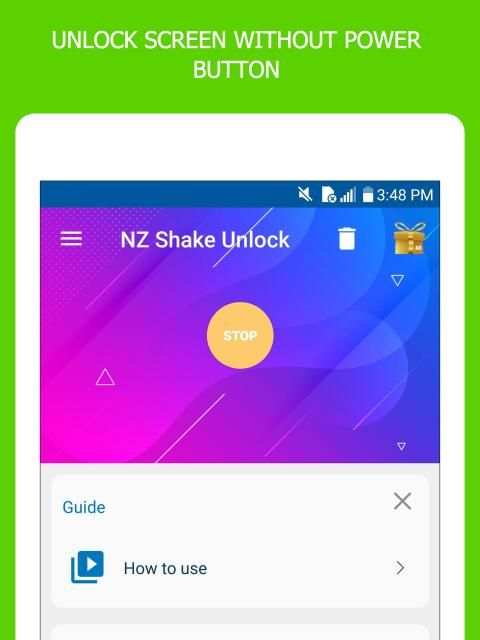 shake Unlock - Shake To Unlock & Shake To Lock स्क्रीनशॉट 8
