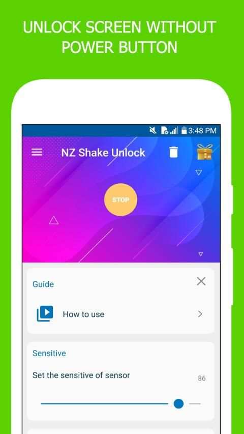 shake Unlock - Shake To Unlock & Shake To Lock स्क्रीनशॉट 12