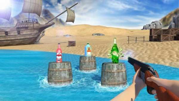 Bottle Shooter Game 3D screenshot 2