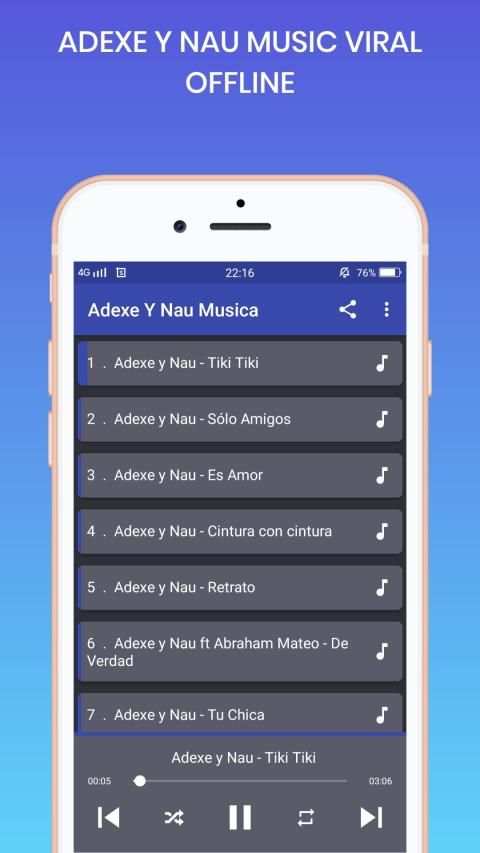 Adexe y Nau Musica Offline screenshot 3