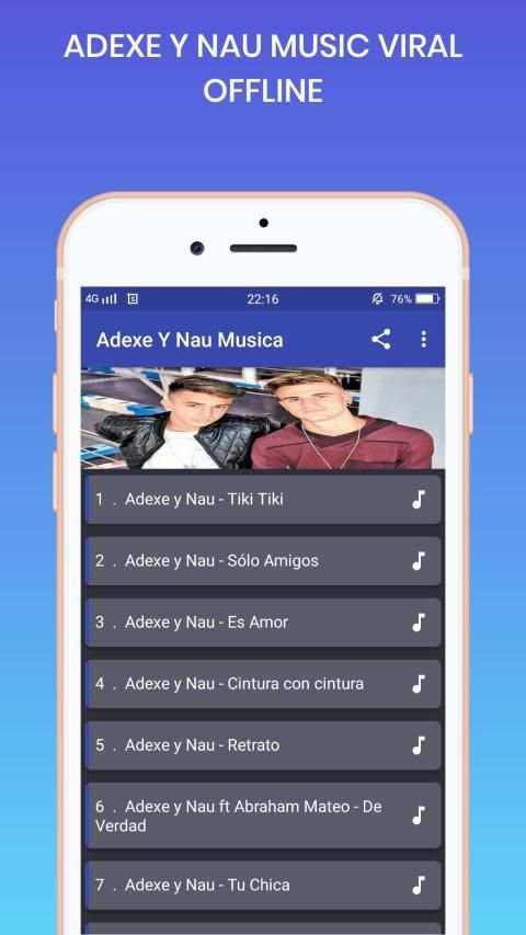 Adexe y Nau Musica Offline screenshot 4