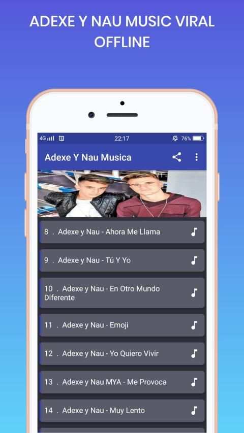 Adexe y Nau Musica Offline screenshot 2