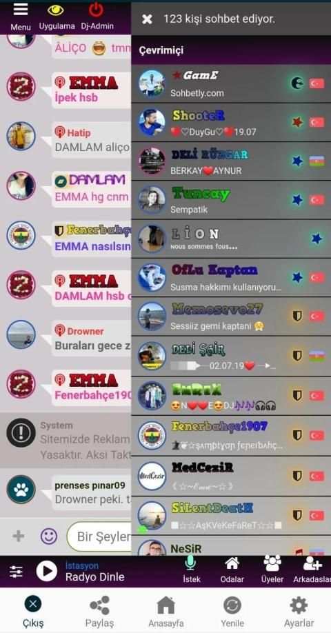 Turk-Chat Android Sohbet screenshot 3