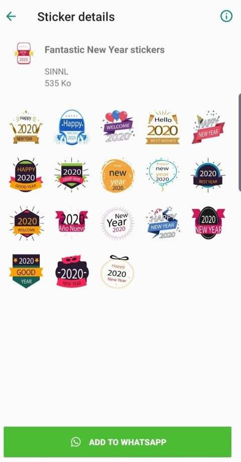 New Year Sticker for Whatsapp - WAStickerApps screenshot 4