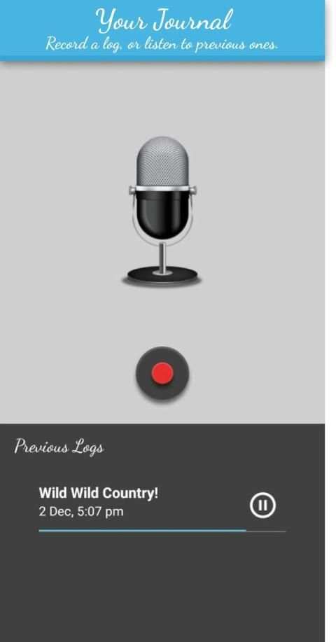Aournal: Audio Journal स्क्रीनशॉट 4