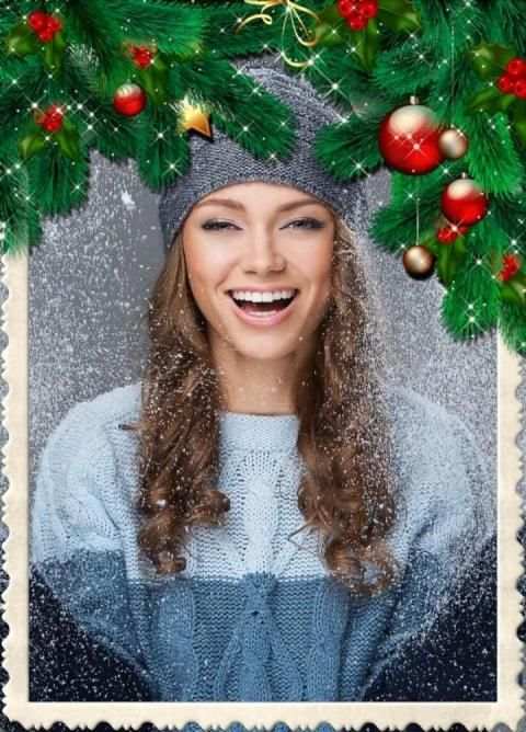 christmas photo frame स्क्रीनशॉट 2