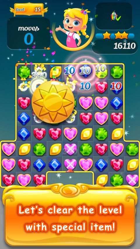 New Jewel Pop Story: Puzzle World screenshot 4