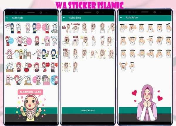 WA Sticker Islamic Cute WAStickerApps for WhatsApp screenshot 4
