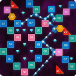 ikon Balls memantul tantangan: pemecah batu bata