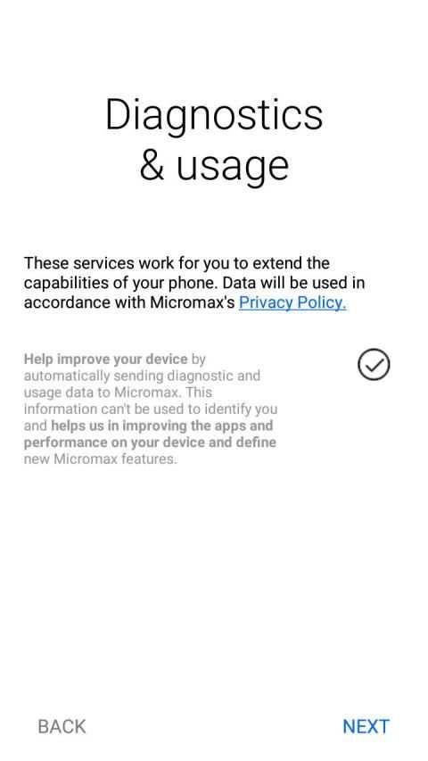 Micromax Diagnostics screenshot 2