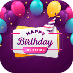 Birthday Invitation Card Maker आइकन