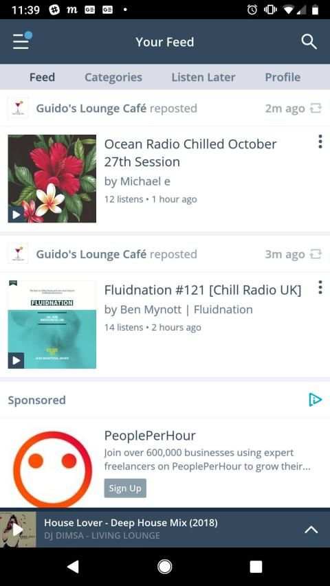 Mixcloud α स्क्रीनशॉट 2