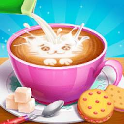 Kitty Café - Make Coffee & Snacks