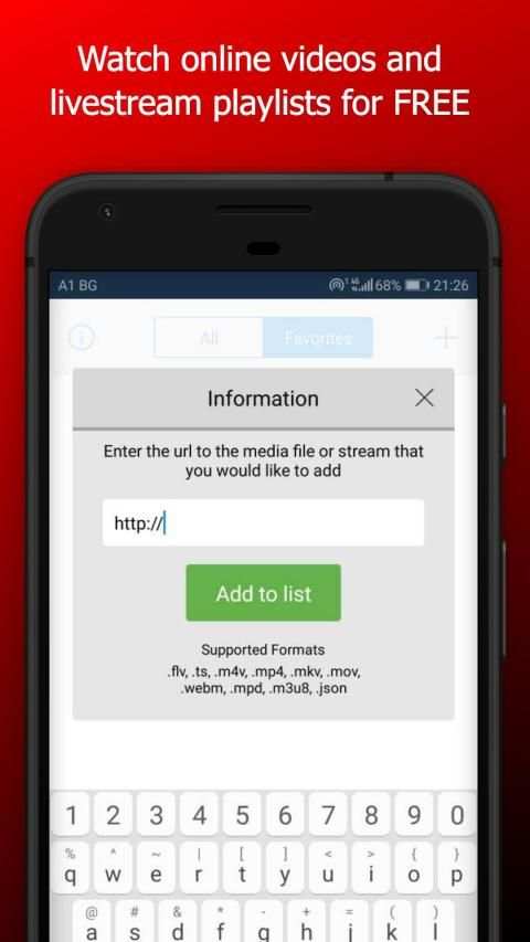 BUL Player - Video and Livestream Player स्क्रीनशॉट 8