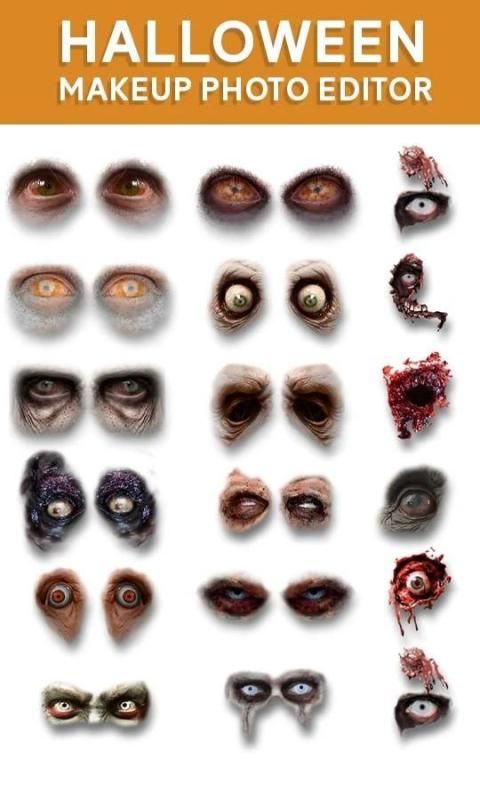 Halloween Makeup Photo Editor 5 تصوير الشاشة