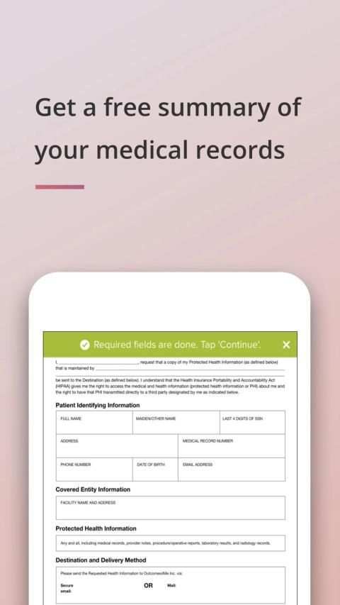Outcomes4Me for breast cancer स्क्रीनशॉट 4