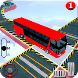 Tricky Bus Driving New Impossible Bus Games 2019 आइकन