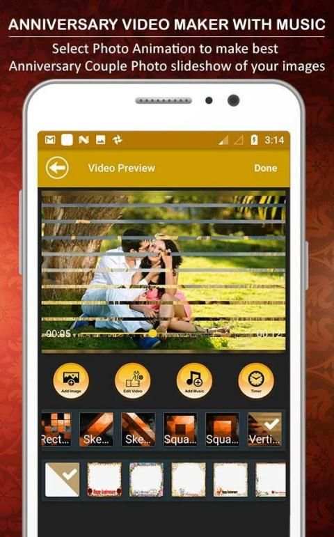 Anniversary Video Maker With Music Pro screenshot 4