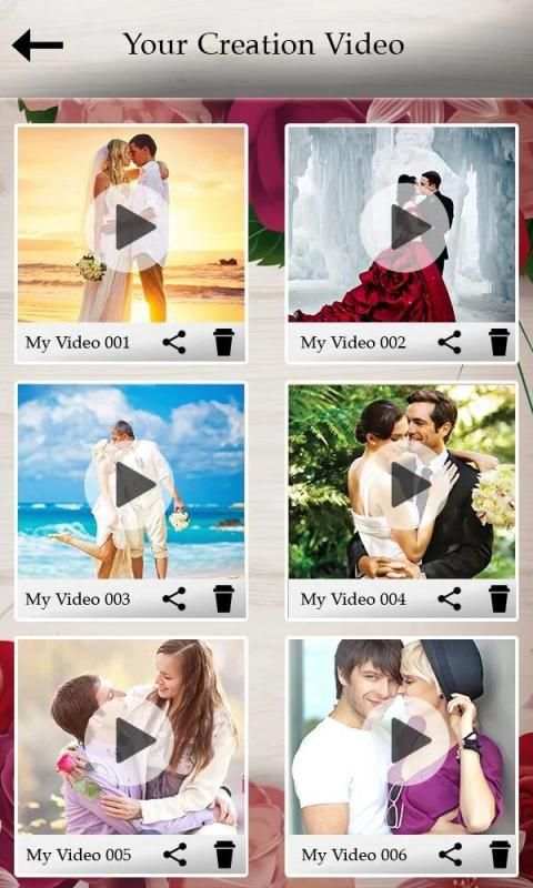 Wedding Photo to Video Maker screenshot 2
