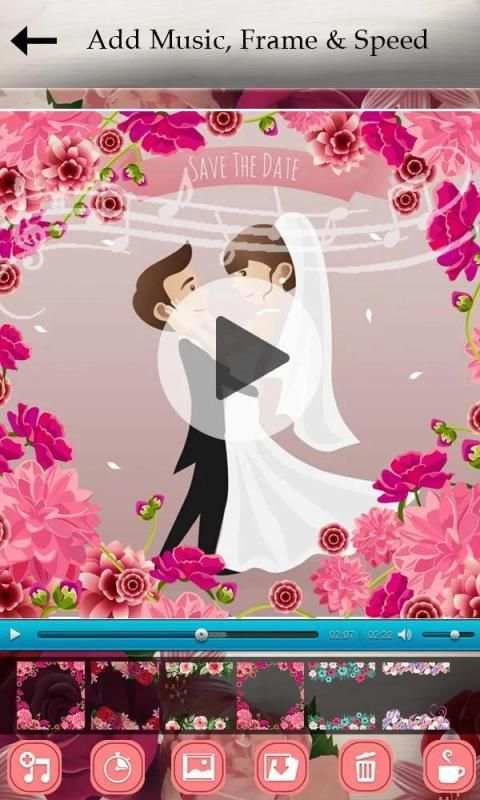 Wedding Photo to Video Maker screenshot 1