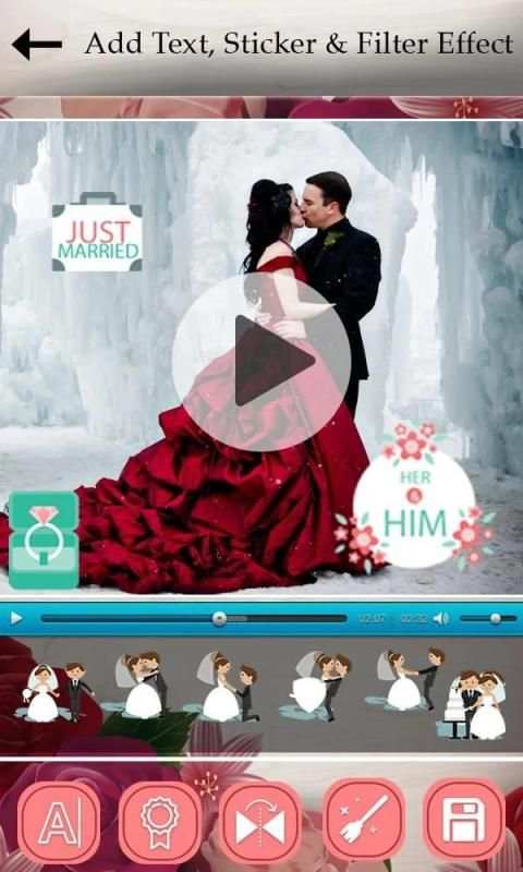 Wedding Photo to Video Maker स्क्रीनशॉट 3