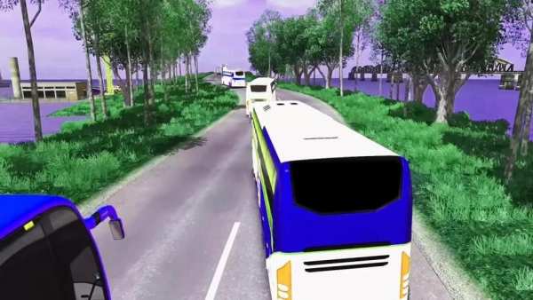 Fun Bus Racing Game 3D 2020:Heavy Bus Simulator स्क्रीनशॉट 3