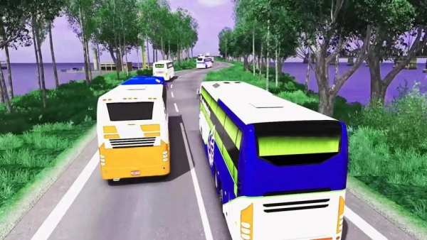 Fun Bus Racing Game 3D 2020:Heavy Bus Simulator स्क्रीनशॉट 4