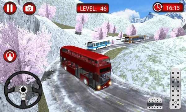 Heavy Bus Uphill Racing 3D - Bus Driving Game स्क्रीनशॉट 2
