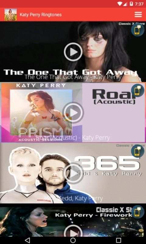 Katy Perry Ringtones screenshot 1