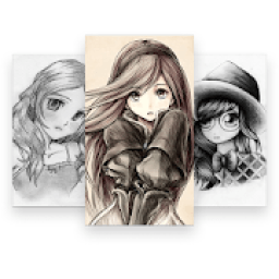 Drawing Anime Girl Ideas आइकन