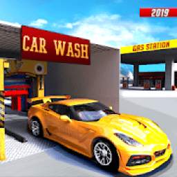 Real Car Wash Service Gas Station 2019