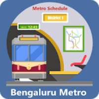 Bengaluru Metro - BMRCL Schedule/Map Route