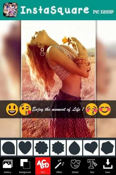 Text Photo Collage Editor स्क्रीनशॉट 1