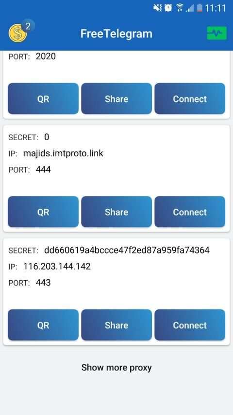VPN for telegram - FreeTelegram स्क्रीनशॉट 1