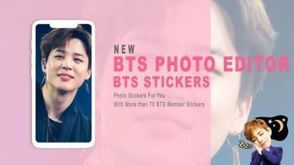 BTS Photo Editor - BTS Stickers For You स्क्रीनशॉट 2