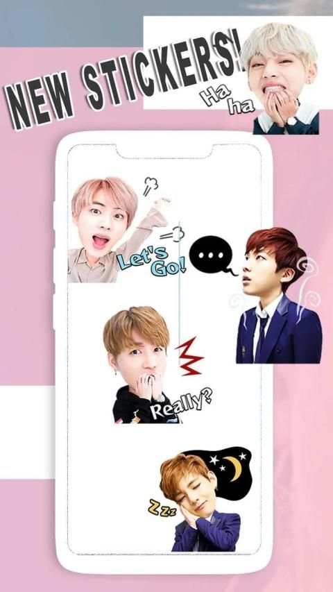 BTS Photo Editor - BTS Stickers For You स्क्रीनशॉट 4