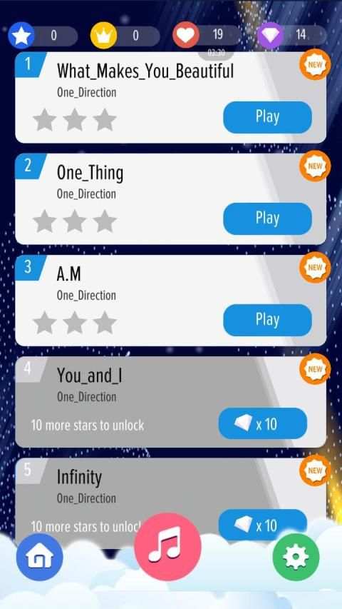 One Direction Piano Tiles screenshot 4