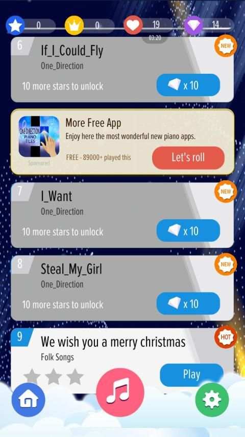 One Direction Piano Tiles screenshot 2