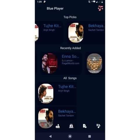 Blue Player स्क्रीनशॉट 8