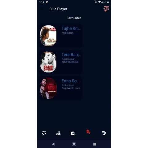 Blue Player स्क्रीनशॉट 4