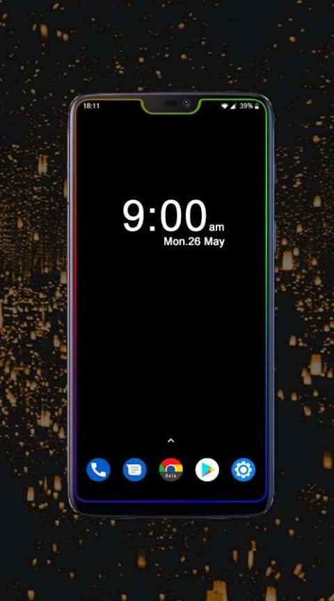 Border Light Live Wallpaper - Edge Lighting screenshot 1
