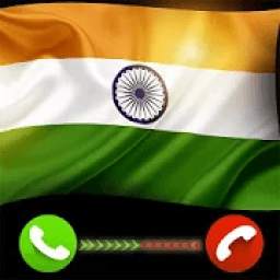 Republic Day theme – Indian Flag on Caller Screen
