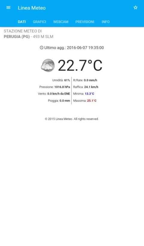 Linea Meteo Live screenshot 1