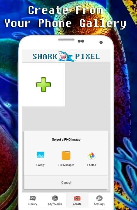 Funny Shark Color By Number - Pixel Art screenshot 1