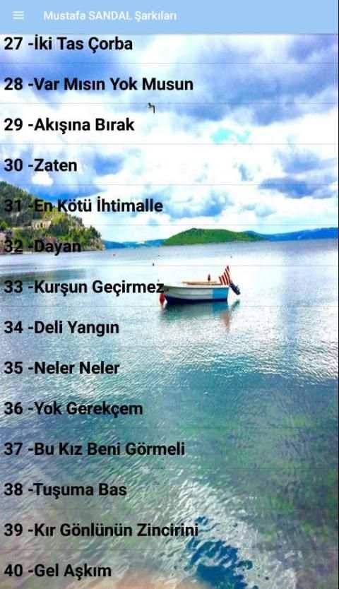 Mustafa SANDAL Şarkıları (İnternetsiz 40 Şarkı) screenshot 4